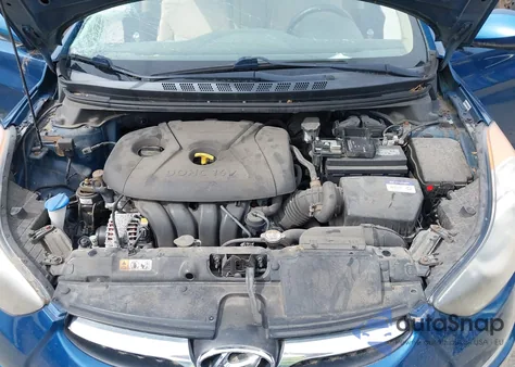 2013 Hyundai Elantra Gls from USA, damaged, VIN KMHDH4AEXDU994419